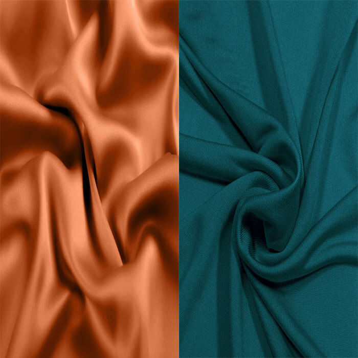 What is the Difference Between Satin and Jersey in Bridesmaid Dresses?