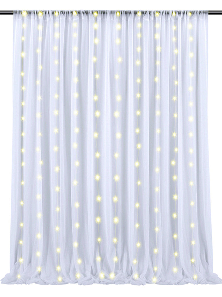 Luminous Outdoor Wedding Decoration Background Curtain With Light, HCP27L