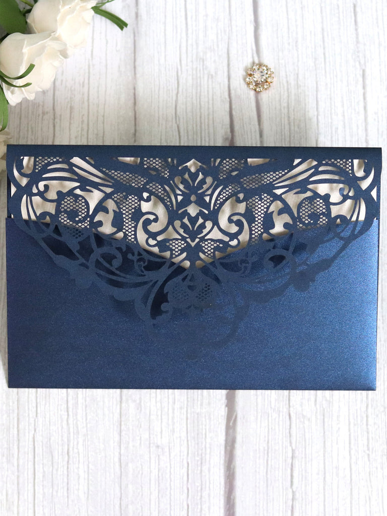 European Style Wedding Invitation, Hollow Out Holiday Greeting Card, HK-242