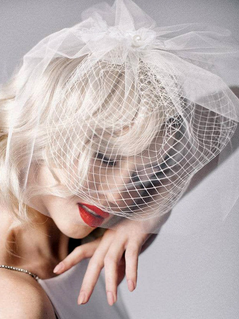 Sexy Double Layer Simplicity Short Bridal Veil, VA14