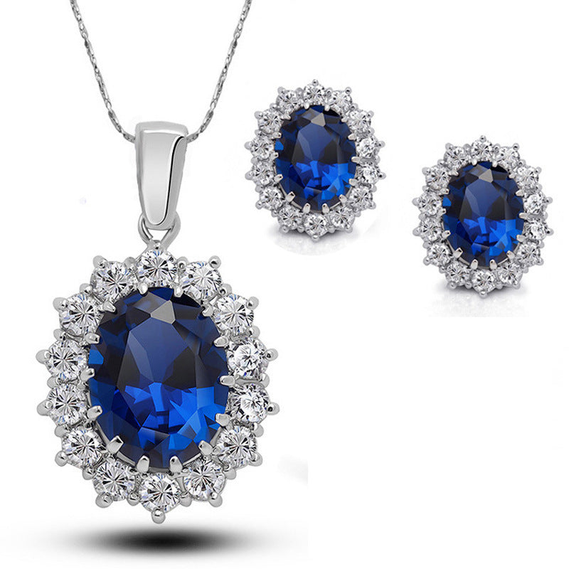 Flash Diamond Tassel Necklace Luxury Dress Accessories Dinner Clavicle Necklace CN189