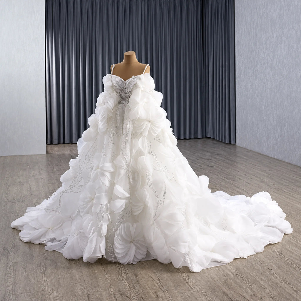 ChicSew Luxurious Rhinestone Ball Gown Wedding Dress
