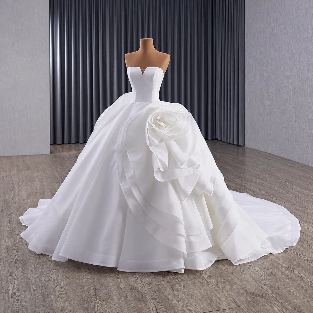 ChicSew Strapless A-Line Wedding Dress