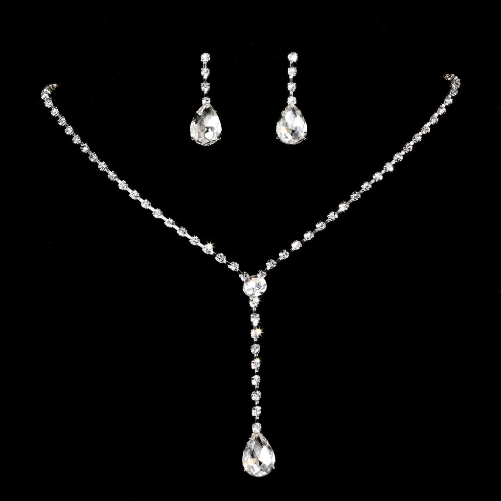 Flash Diamond Tassel Necklace Luxury Dress Accessories Dinner Clavicle Necklace CN164