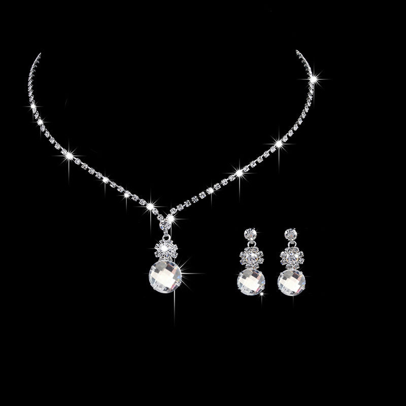 Flash Diamond Tassel Necklace Luxury Dress Accessories Dinner Clavicle Necklace CN176