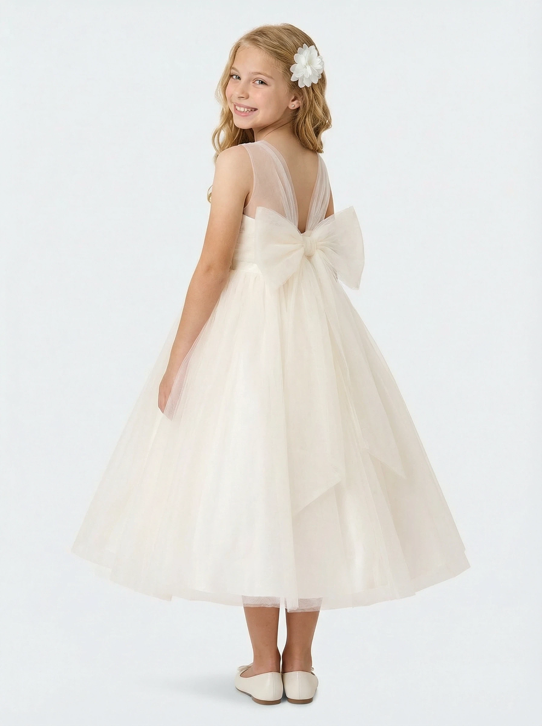 Wedding Flowers Pageant Dress Princess Dress Evening Gowns A Line Flower Party dress