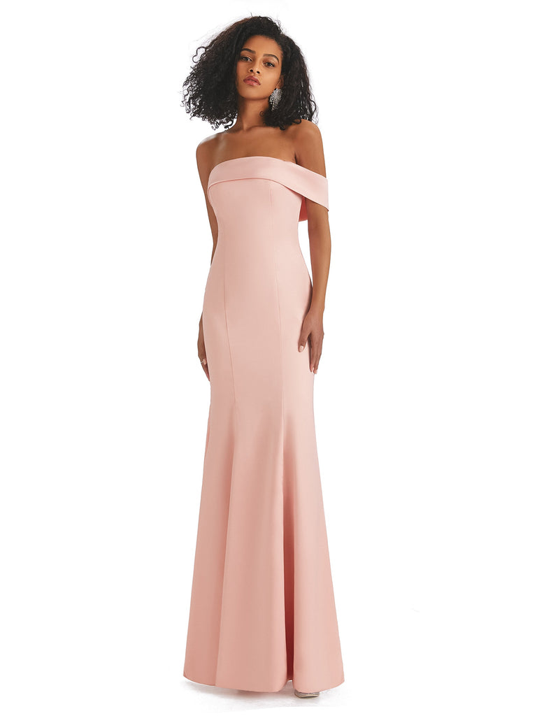 Sexy Satin Unique One Shoulder Side Slit Mermaid Maxi Long Prom Dresses