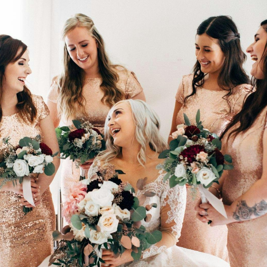 42 Stunning Rose Gold Bridesmaid Dress Ideas