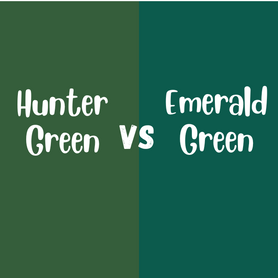 Hunter Green vs. Emerald Green: What's the Difference?