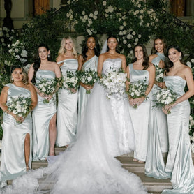 25 Sleek Satin Bridesmaid Dresses for All Seasons & Styles