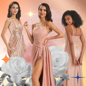 How to Choose Rose Gold Bridesmaid Dresses for Romantic Weddings?