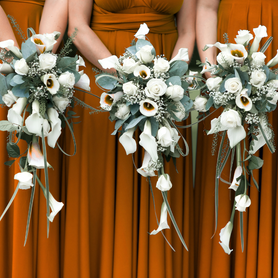 27 Flattering & Elegant Burnt Orange Bridesmaid Dress Ideas