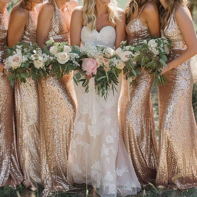 What Is Rose Gold? Bridesmaid Dress Color Dictionary