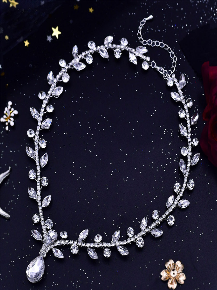 Gorgeous Beaded Luxury Necklace for Wedding,Prom Party,HN03