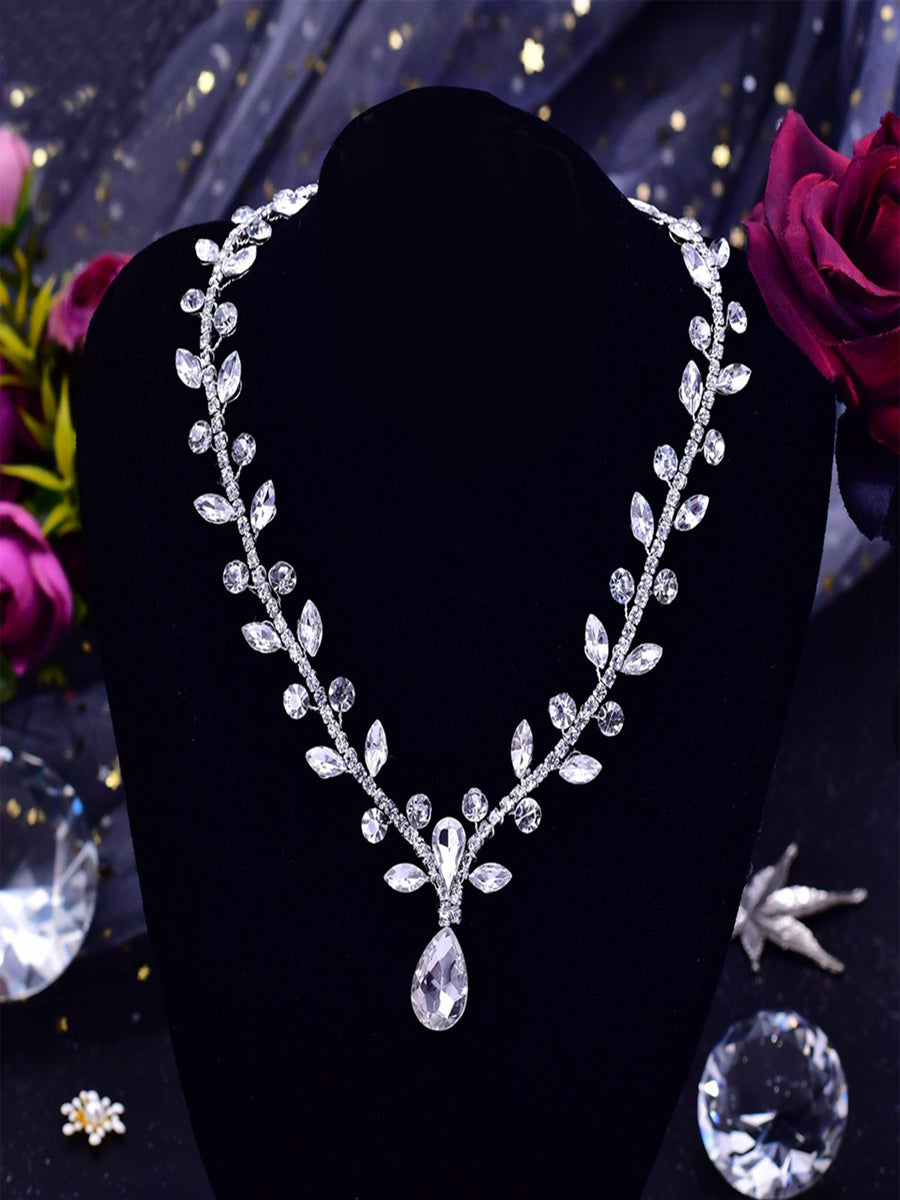 Gorgeous Beaded Luxury Necklace for Wedding,Prom Party,HN03
