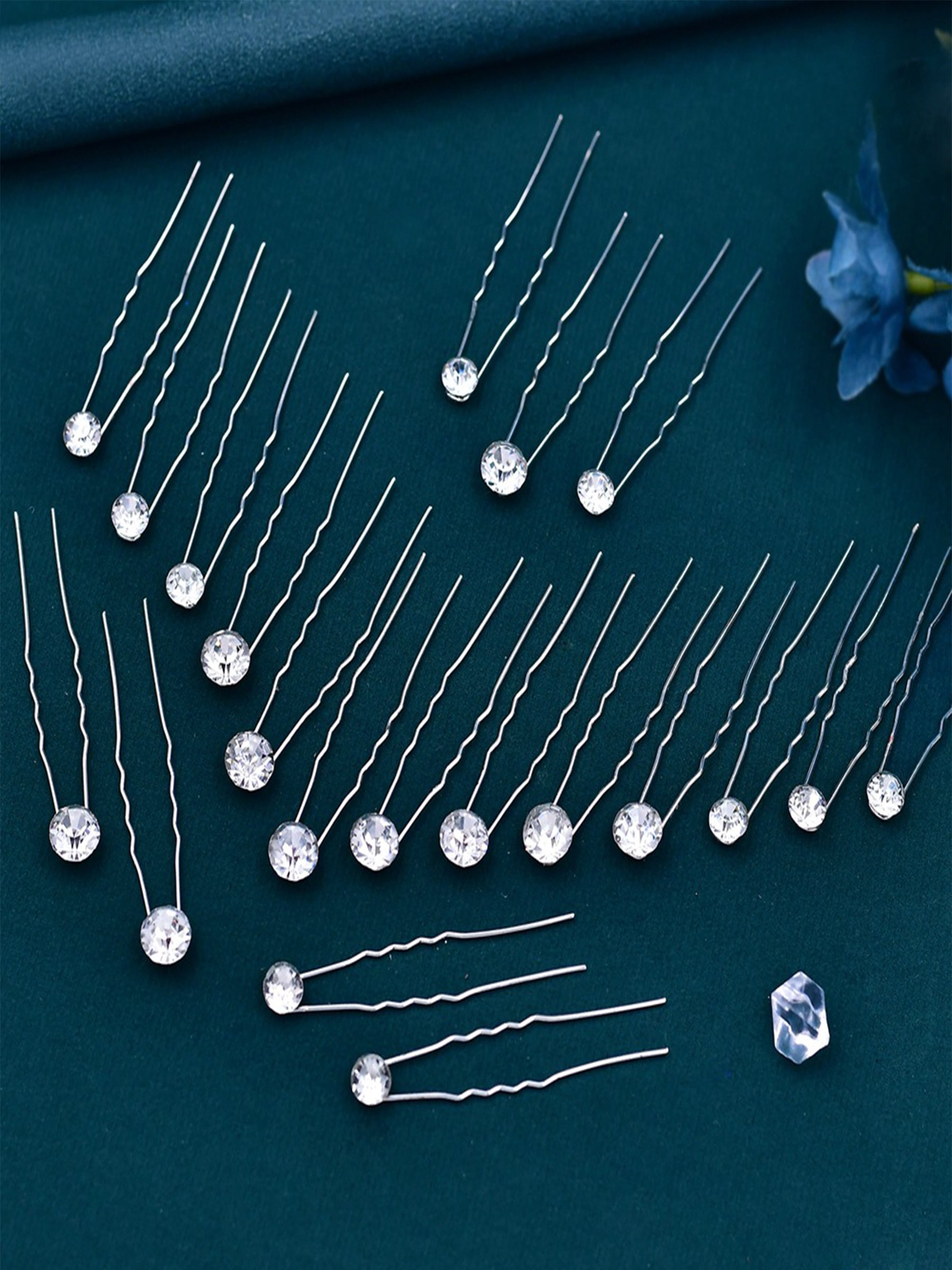 Handmade Rhinestone U-shaped Clip Dirty Braid Hair Accessories