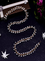 Sparkly Handmade Rhinestone Long Chain Judgment Headwear Extended Hair Band, HP394