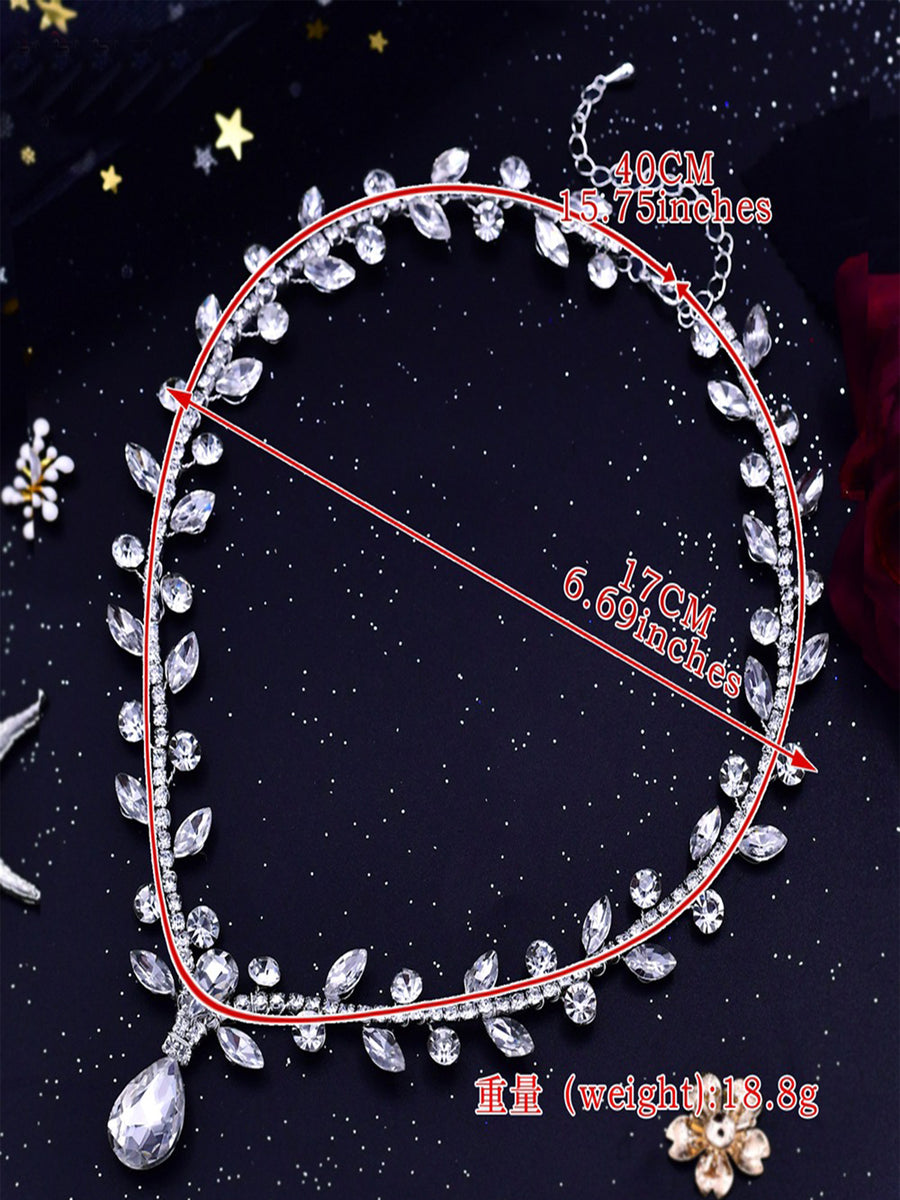 Gorgeous Beaded Luxury Necklace for Wedding,Prom Party,HN03