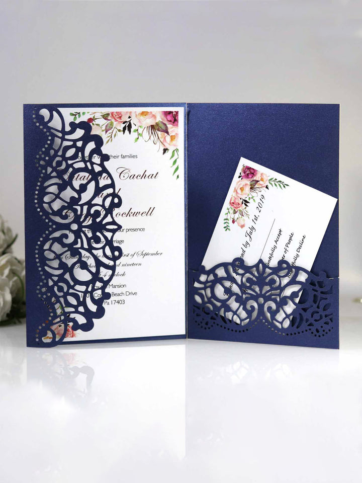 Greeting Card Wedding Invitation Letter,Holiday Hollow Out Invitation, HK-360