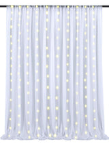 Luminous Outdoor Wedding Decoration Background Curtain With Light, HCP27L