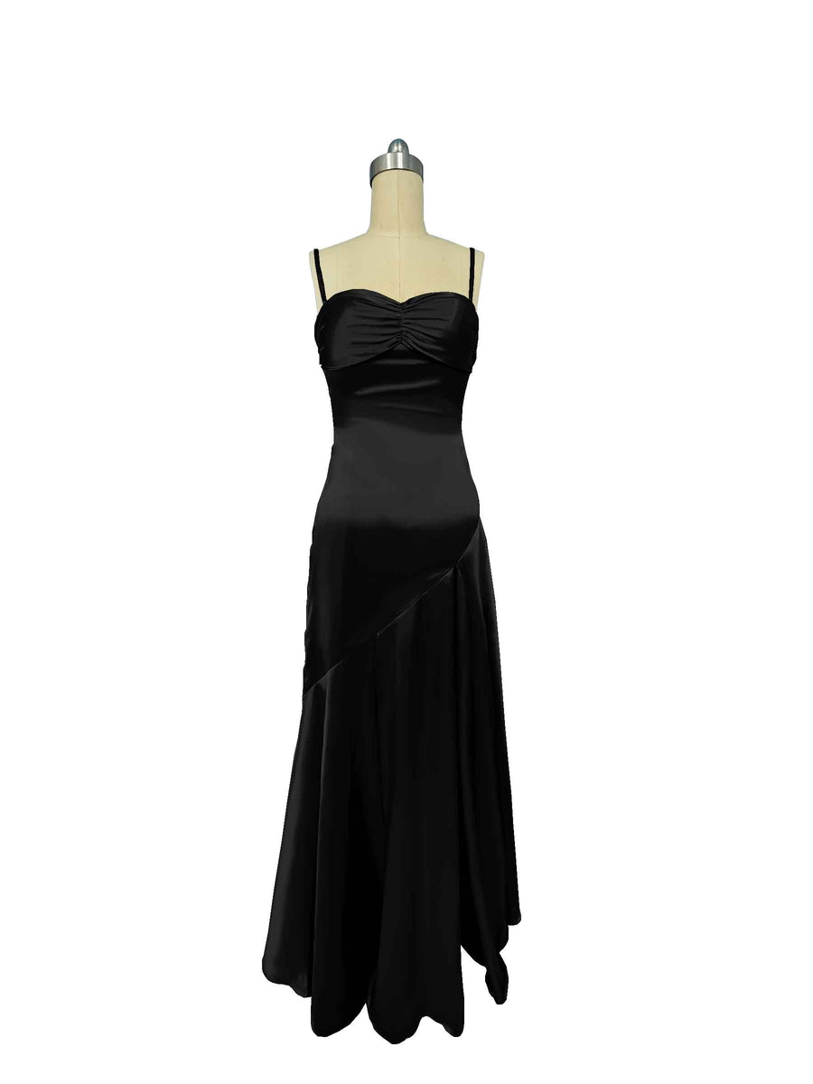 Delicate Straps Sheath Boho Maxi For Bridesmaids