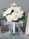 Wedding Flower For The Groom And Bride, Simulated Rose Wedding Bouquet, WF08