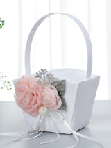 Artificial Flower Decoration Small Flower Basket, LH-5740