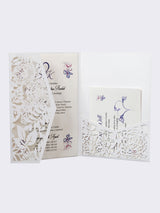 Creative European Festival Invitation, Hollow Out Wedding Greeting Card, HK-124