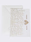 Hot Selling Wedding Greeting Card, Hollow Out Holiday Invitation Letter, HK-94