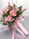 Wedding Flower For The Groom And Bride, Simulated Rose Wedding Bouquet, WF21