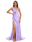 Long Fall Floor-Length Mermaid Satin Bridesmaid Dresses