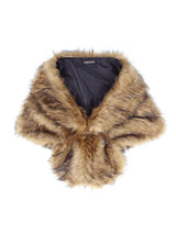 Faux Fur Shawl Wrap Stole Shrug Winter Bridal Wedding Cover Up