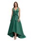 Elegant V-Neck Spaghetti Straps V-Neck Sleeveless A-Line Mother Of The Bride Dresses