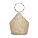 Bling Rhinestone Purse for Women, Glitter Clutch Handbag Bucket Evening Bag for Girls Wedding Party