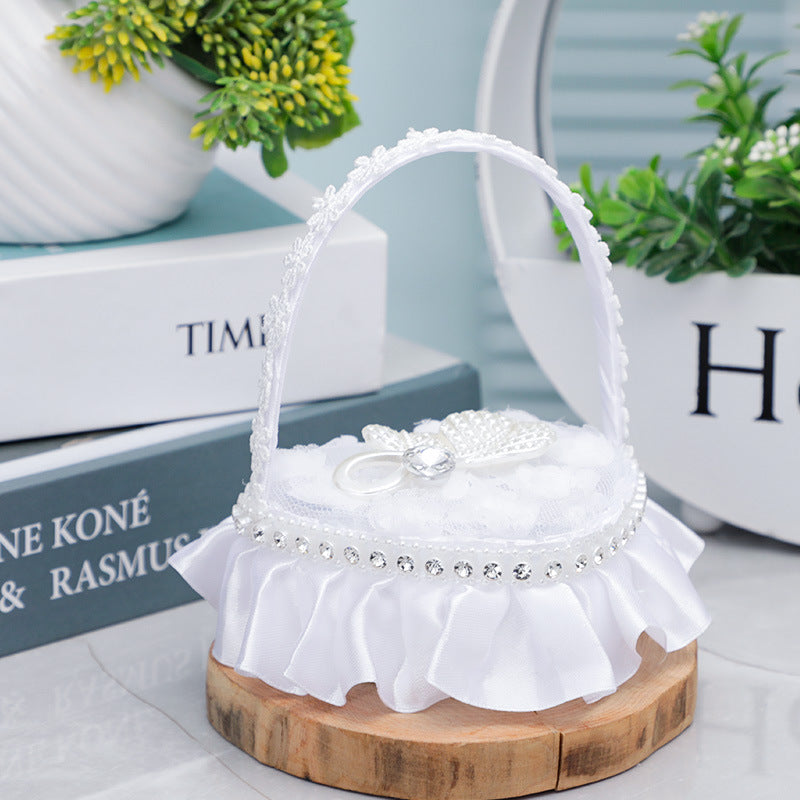 Wedding Ring Pillow For The Groom And Bride, Creative Portable, JZH-5961