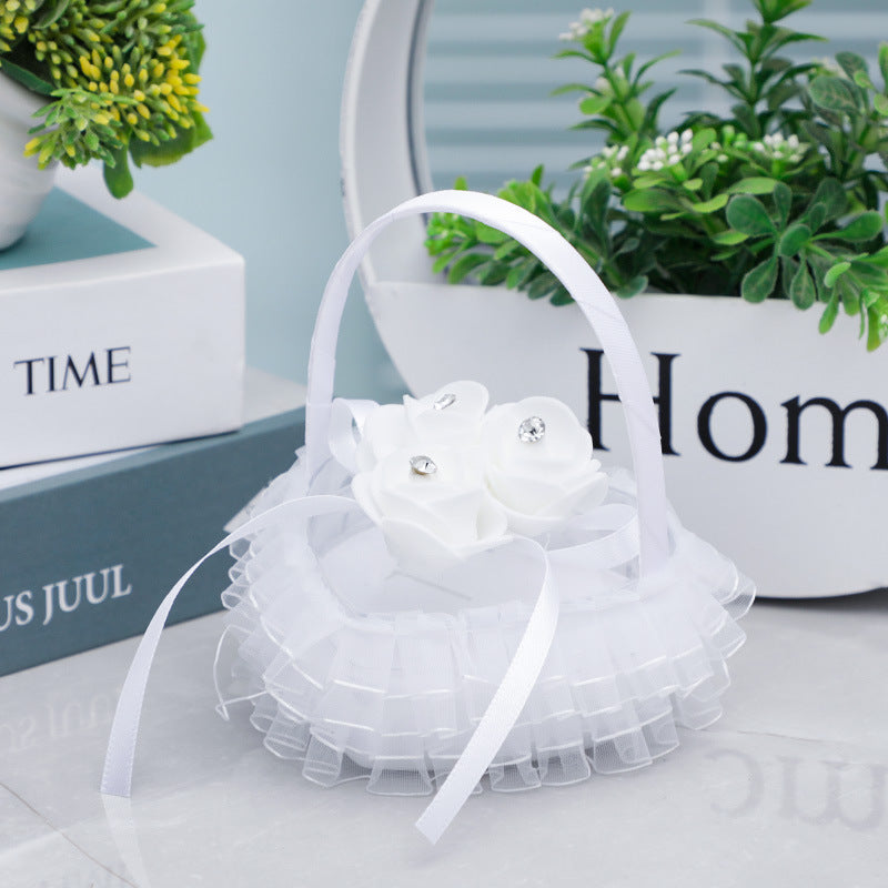Wedding Ring Pillow For The Groom And Bride, Creative Portable, JZH-5961