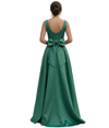 Elegant V-Neck Spaghetti Straps V-Neck Sleeveless A-Line Mother Of The Bride Dresses