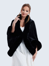 Faux Fur Shawl Wrap Stoles for Brides