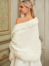 Faux Fur Shawl Wrap Stoles for Bridal Wedding Dresses