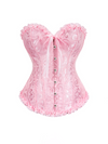 Corset Tops for Women, Bustier Shapewear Lingerie, Lace Waist Push Up Bodysuit