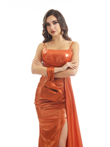 Satin Pouch Bag