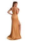 Sexy Sweetheart Silky Satin Mermaid Side Slit Long Bridesmaid Dresses Online