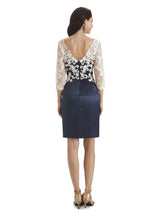 Elegant Long Sleeves Lace Short Petite Mother of The Bride Dresses