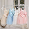 Flower Girls Simple A-line Princess Midi Dress for Wedding Kids Tutu Dress