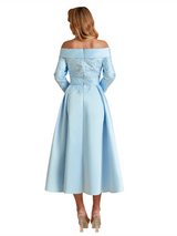 Elegant Silky Satin Lace Applique A-Line Mother Of The Brides Dresses Online