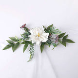 New Simulation Creative Korean Style Hotel Wedding Decoration Chair Back Flowers, CF17026