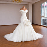 ChicSew Luxurious Satin Mermaid Wedding Dress