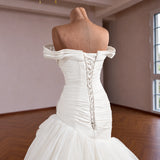 ChicSew Luxurious Satin Mermaid Wedding Dress