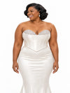 ChicSew Sweetheart Beading Mermaid Soft Satin Floor-Length Bridesmaid Dresses With Boning