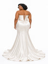 ChicSew Sweetheart Beading Mermaid Soft Satin Floor-Length Bridesmaid Dresses With Boning